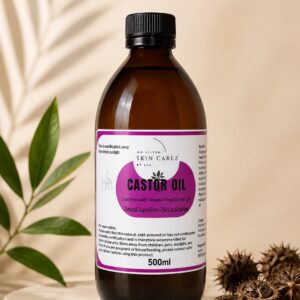 100% PURE COLD-PRESSED HEXANE-FREE CASTOR OIL 500ML