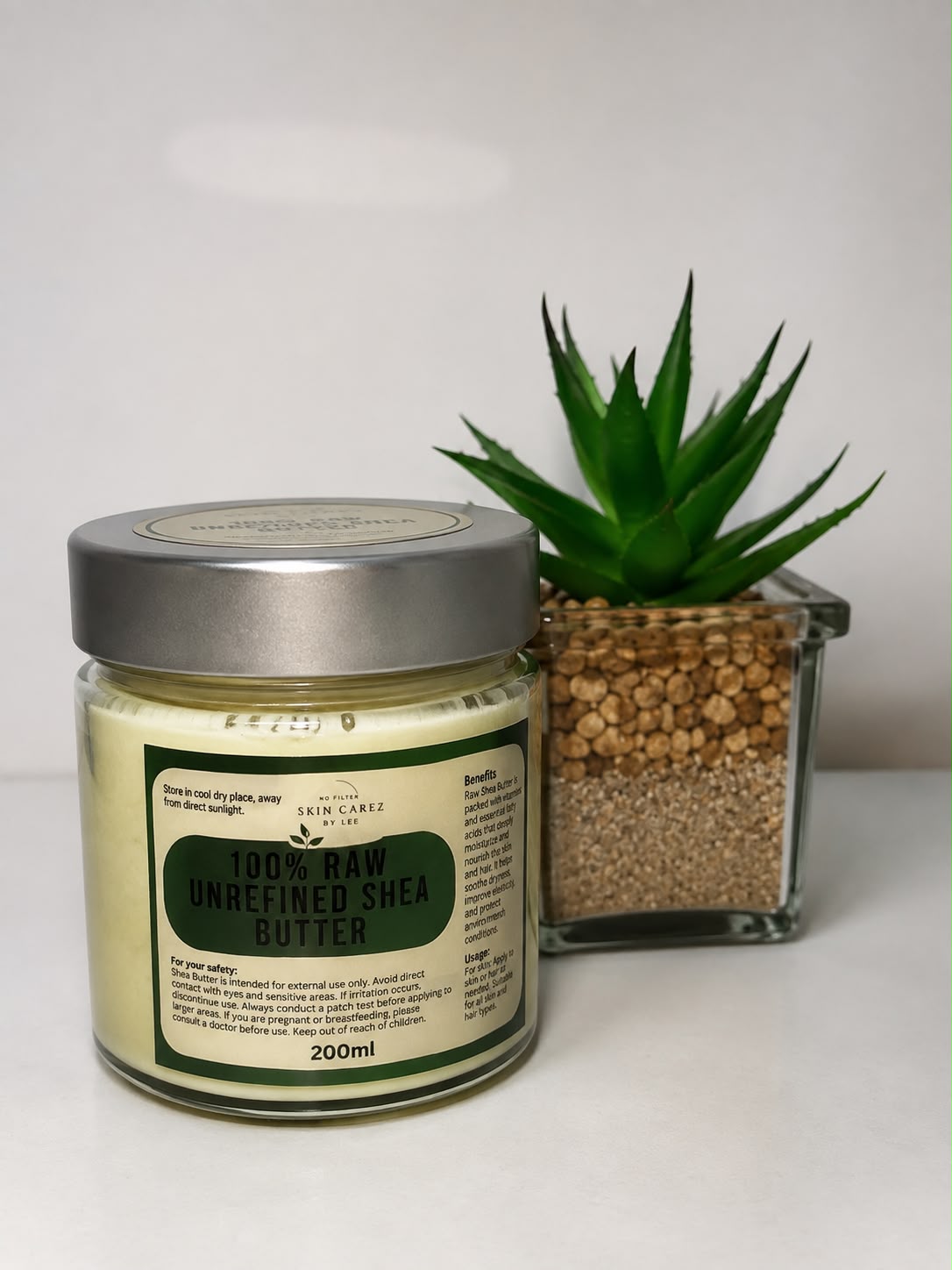 PREMIUM UNREFINED SHEA BUTTER 200G