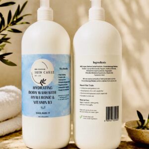 LUXURY HYDRATING BODY WASH with HYALURONIC & NIACINAMIDE 1LT